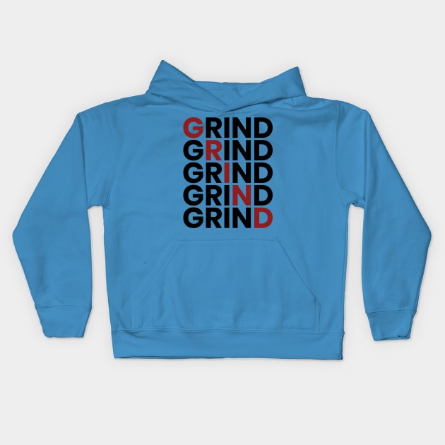 GRIND Kids Hoodie by kareemelk